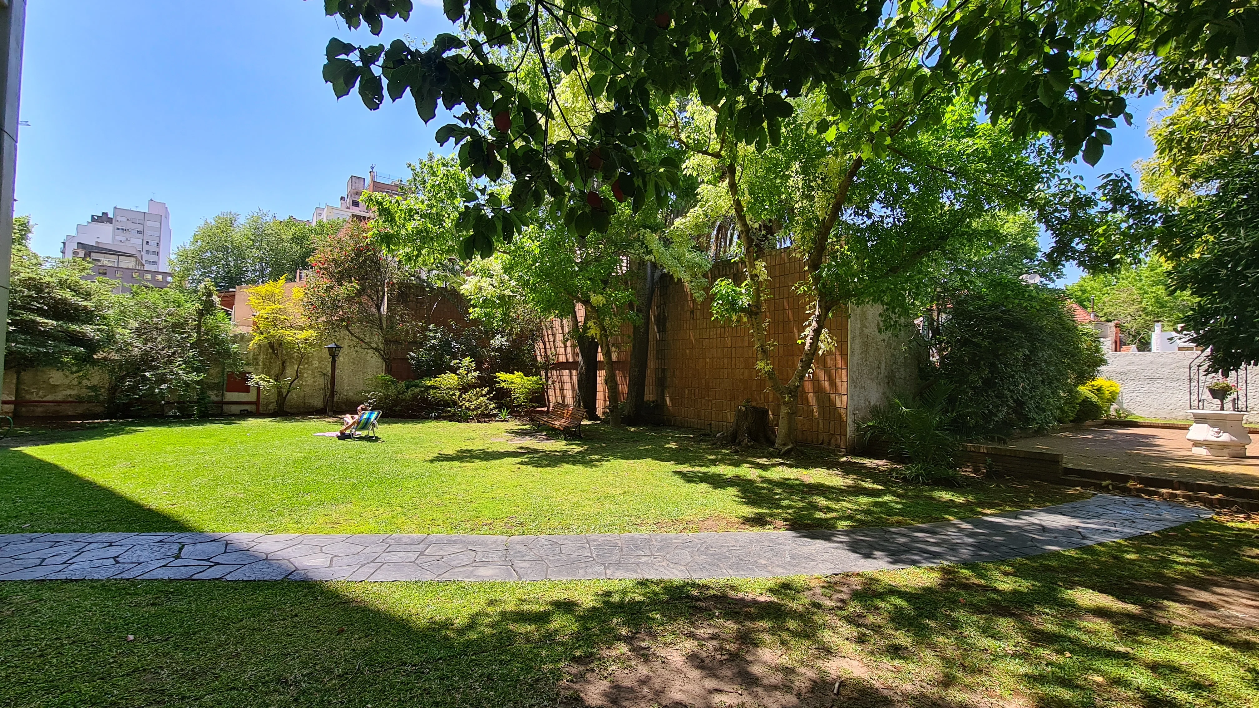 parque del departamento 3 ambientes en-Vicente López